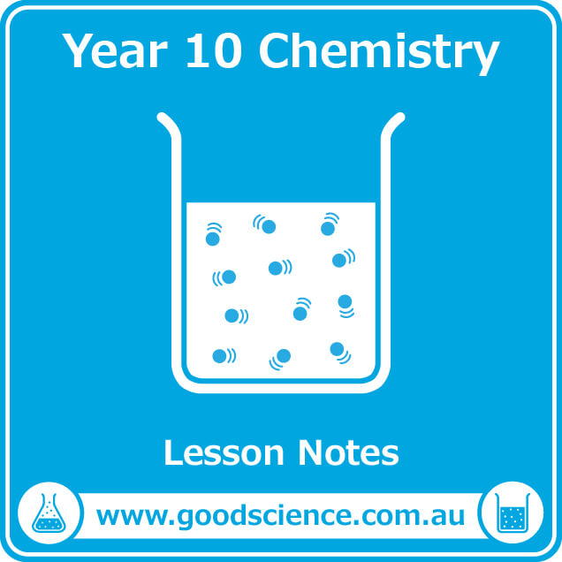 year 10 chemistry lesson notes australian curriculum