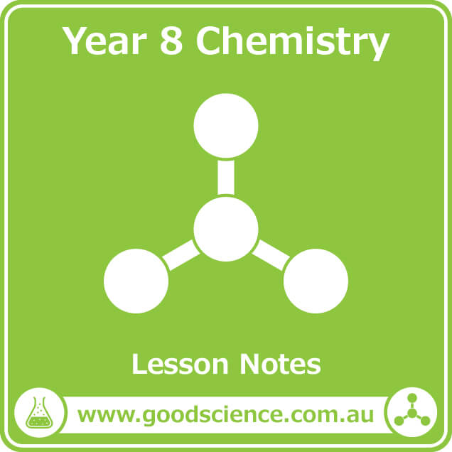 year 8 chemistry lesson notes australian curriculum