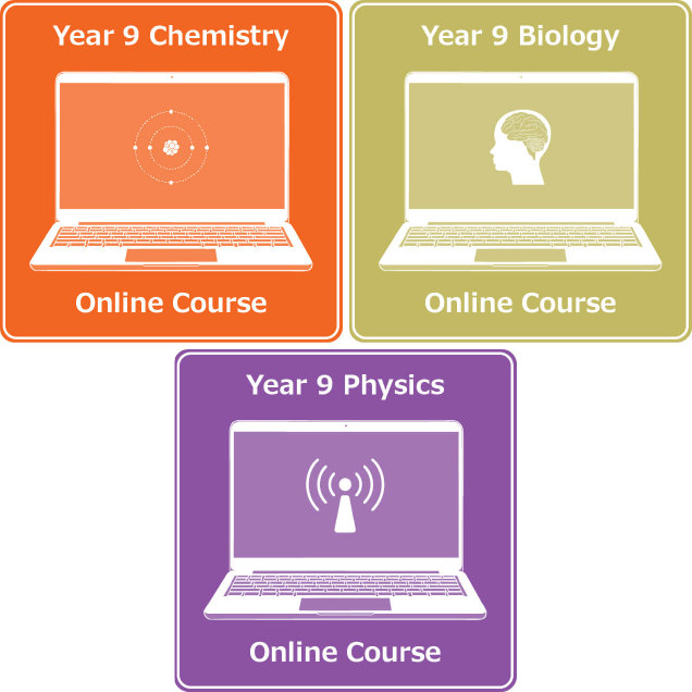 year 9 science chemistry biology physics online course bundle