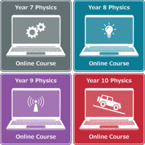years 7-10 physics online course bundle